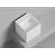 Раковина-чаша Salini S-Sense Armonia Square Top 03 130513TG 45x45 см, накладная, белый глянец