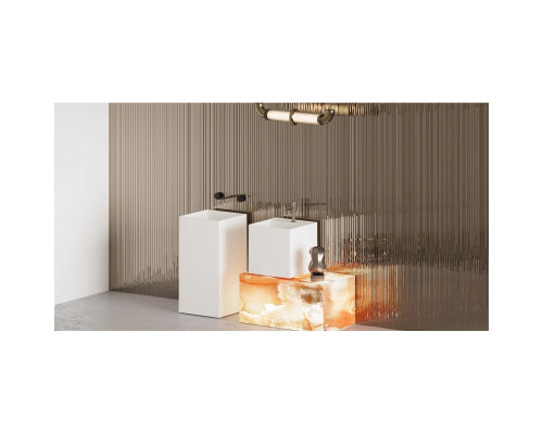 Раковина-чаша Salini S-Stone Armonia Square Top 03 130523TM 45x45 см, накладная, белый матовый