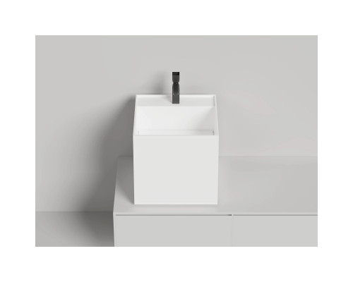 Раковина-чаша Salini S-Stone Armonia Square Top 03 130523TM 45x45 см, накладная, белый матовый