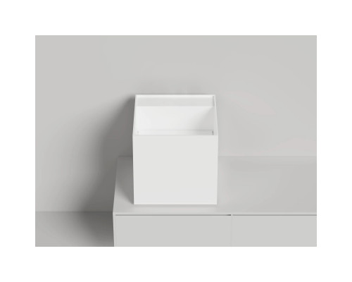 Раковина-чаша Salini S-Stone Armonia Square Top 03 130523TM 45x45 см, накладная, белый матовый
