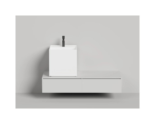 Раковина-чаша Salini S-Stone Armonia Square Top 03 130523TM 45x45 см, накладная, белый матовый