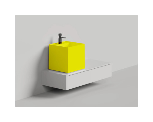 Раковина-чаша Salini S-Sense Armonia Square Top 03 130513TGF 45x45 см, накладная, покраска по RAL глянец полностью