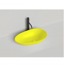 Раковина-чаша Salini S-Sense Paola 1101101GF 58x34,5 см, накладная, покраска по RAL глянец полностью