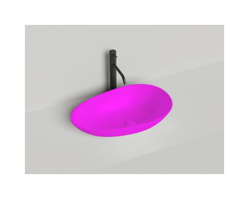 Раковина-чаша Salini S-Sense Paola 1101101GF 58x34,5 см, накладная, покраска по RAL глянец полностью