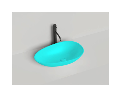 Раковина-чаша Salini S-Sense Paola 1101101GF 58x34,5 см, накладная, покраска по RAL глянец полностью