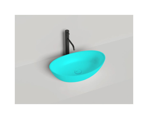 Раковина-чаша Salini S-Sense Noemi 1101103GF 56x34 см, накладная, покраска по RAL глянец полностью