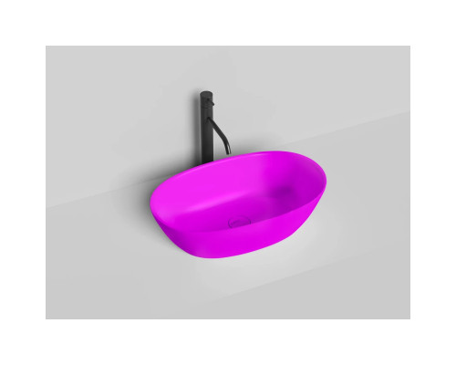 Раковина-чаша Salini S-Sense Sofia 1101106GF 56x33,5 см, накладная, покраска по RAL глянец полностью