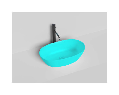 Раковина-чаша Salini S-Sense Sofia 1101106GF 56x33,5 см, накладная, покраска по RAL глянец полностью