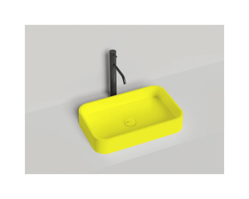 Раковина-чаша Salini S-Sense Callista 01 1101104GF 54,5x34,5 см, накладная, покраска по RAL глянец полностью