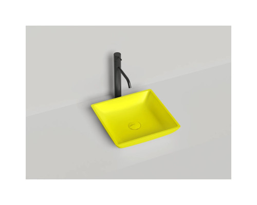 Раковина-чаша Salini S-Sense Callista 04 1101108GF 38x38 см, накладная, покраска по RAL глянец полностью