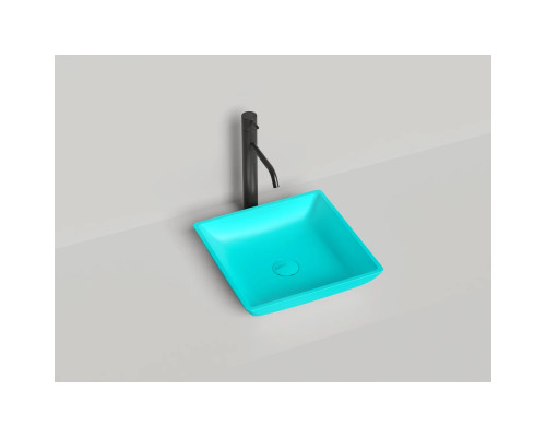 Раковина-чаша Salini S-Sense Callista 04 1101108GF 38x38 см, накладная, покраска по RAL глянец полностью