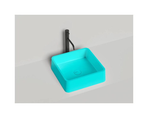 Раковина-чаша Salini S-Stone Gloria 02 1102202MF 41,5x41,5 см, накладная, покраска по RAL матовый полностью