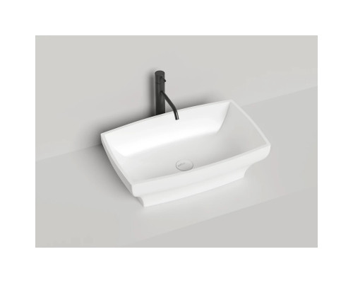 Раковина-чаша Salini S-Sense Gloria 04 1102104G 60x38 см, накладная, белый глянец