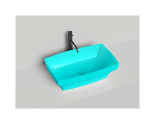 Раковина-чаша Salini S-Stone Gloria 04 1102204MF 60x38 см, накладная, покраска по RAL матовый полностью