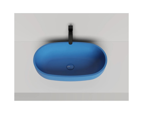 Раковина-чаша Salini S-Stone Gloria 05 1102205MF 64x38,5 см, накладная, покраска по RAL матовый полностью