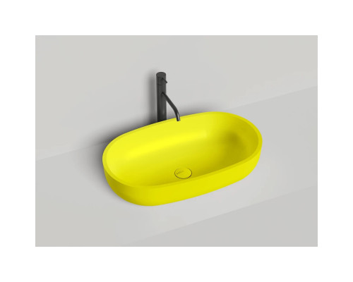 Раковина-чаша Salini S-Stone Gloria 05 1102205MF 64x38,5 см, накладная, покраска по RAL матовый полностью