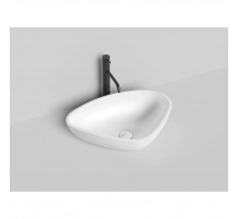 Раковина-чаша Salini S-Sense Gloria 06 1102106G 56x39,5 см, накладная, белый глянец