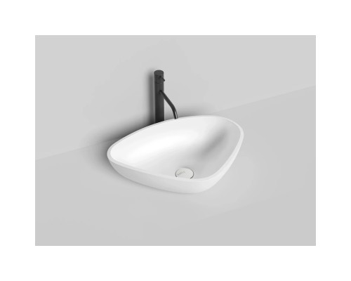 Раковина-чаша Salini S-Sense Gloria 06 1102106G 56x39,5 см, накладная, белый глянец