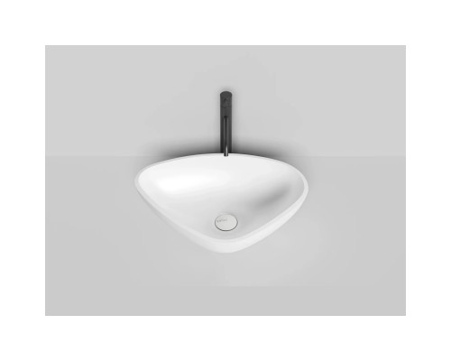 Раковина-чаша Salini S-Sense Gloria 06 1102106G 56x39,5 см, накладная, белый глянец