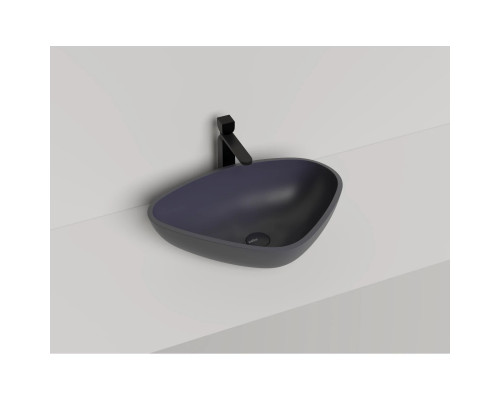 Раковина-чаша Salini S-Sense Gloria 06 1102106GF 56x39,5 см, накладная, покраска по RAL глянец полностью