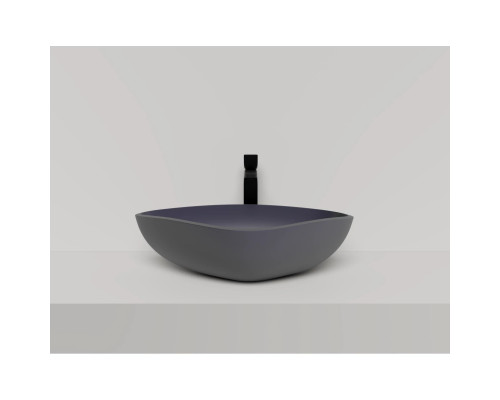 Раковина-чаша Salini S-Sense Gloria 06 1102106GF 56x39,5 см, накладная, покраска по RAL глянец полностью