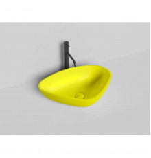 Раковина-чаша Salini S-Sense Gloria 06 1102106GF 56x39,5 см, накладная, покраска по RAL глянец полностью