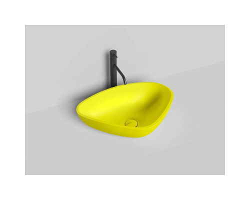 Раковина-чаша Salini S-Sense Gloria 06 1102106GF 56x39,5 см, накладная, покраска по RAL глянец полностью