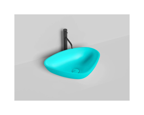 Раковина-чаша Salini S-Sense Gloria 06 1102106GF 56x39,5 см, накладная, покраска по RAL глянец полностью