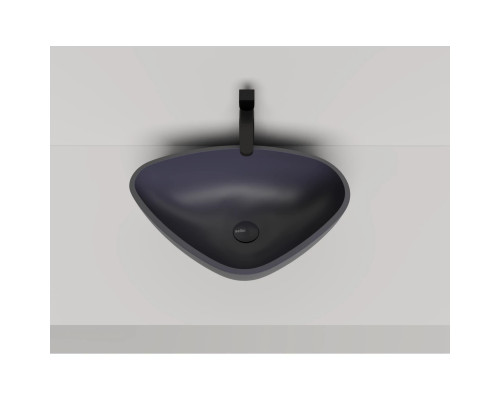 Раковина-чаша Salini S-Stone Gloria 06 1102206MF 56x39,5 см, накладная, покраска по RAL матовый полностью