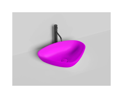 Раковина-чаша Salini S-Stone Gloria 06 1102206MF 56x39,5 см, накладная, покраска по RAL матовый полностью