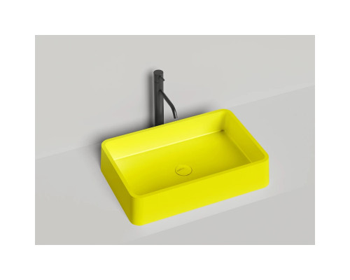 Раковина-чаша Salini S-Stone Gloria 07 1102207MF 59,5x39,5 см, накладная, покраска по RAL матовый полностью