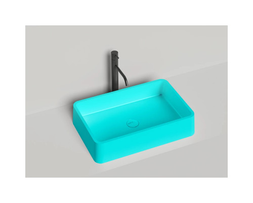 Раковина-чаша Salini S-Stone Gloria 07 1102207MF 59,5x39,5 см, накладная, покраска по RAL матовый полностью