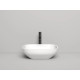 Раковина-чаша Salini S-Sense Gloria 08 1102108G 49,5x44,5 см, накладная, белый глянец