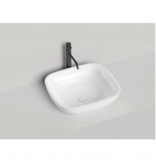 Раковина-чаша Salini S-Sense Gloria 08 1102108G 49,5x44,5 см, накладная, белый глянец