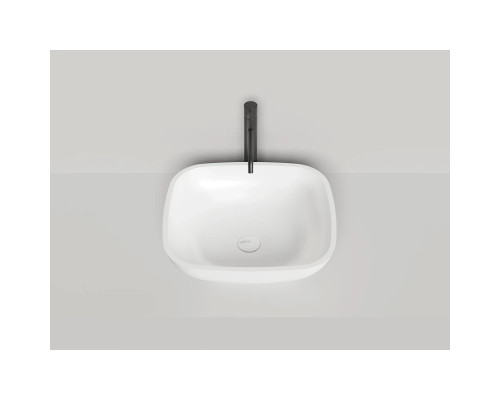 Раковина-чаша Salini S-Sense Gloria 08 1102108G 49,5x44,5 см, накладная, белый глянец