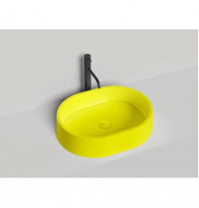 Раковина-чаша Salini S-Stone Gloria 10 1102211MF 56x44 см, накладная, покраска по RAL матовый полностью