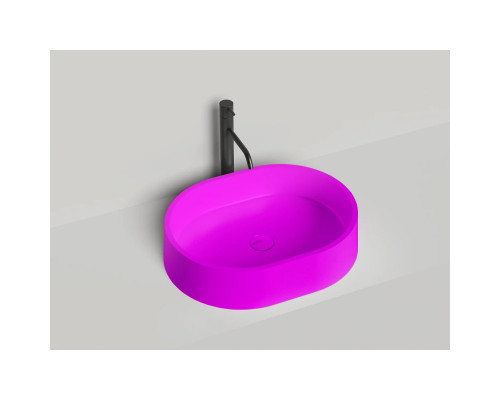 Раковина-чаша Salini S-Stone Gloria 10 1102211MF 56x44 см, накладная, покраска по RAL матовый полностью