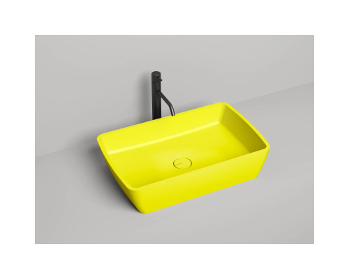 Раковина-чаша Salini S-Stone Gloria 11 1102212MF 65x40 см, накладная, покраска по RAL матовый полностью