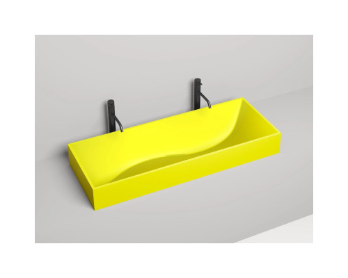 Раковина-чаша Salini S-Stone Sonata 1401201MF 119,5x45 см, накладная, покраска по RAL матовый полностью