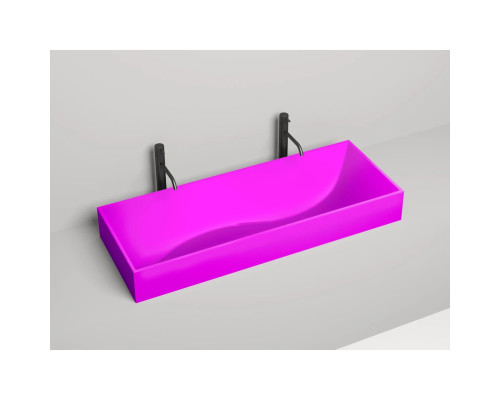 Раковина-чаша Salini S-Stone Sonata 1401201MF 119,5x45 см, накладная, покраска по RAL матовый полностью