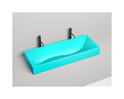 Раковина-чаша Salini S-Stone Sonata 1401201MF 119,5x45 см, накладная, покраска по RAL матовый полностью