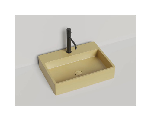 Раковина-чаша Salini S-Sense Ottavia 1103101GF 59,5x44,5 см, накладная, подвесная, покраска по RAL глянец полностью