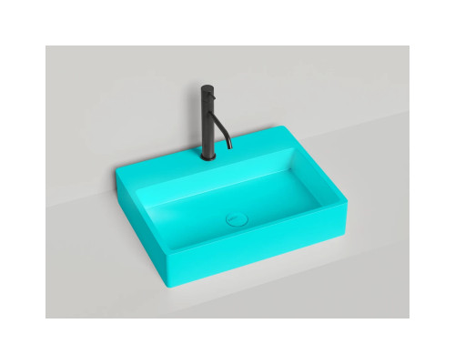 Раковина-чаша Salini S-Sense Ottavia 1103101GF 59,5x44,5 см, накладная, подвесная, покраска по RAL глянец полностью