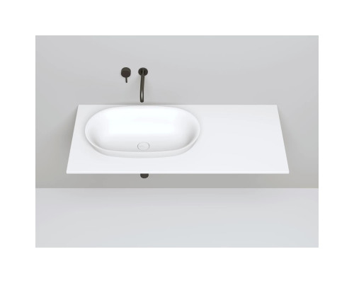 Раковина Salini S-Sense Marea 01 1802101G 64,5x38,7 см, встраиваемая сверху, белый глянец