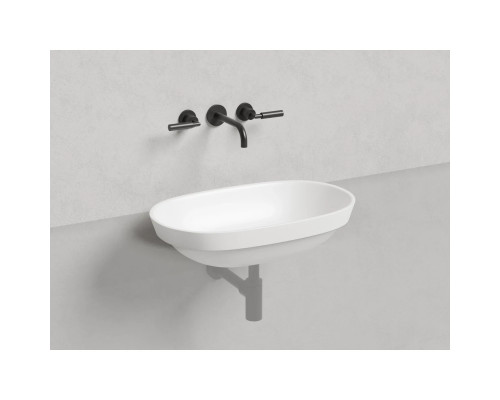 Раковина Salini S-Sense Marea 01 1802101G 64,5x38,7 см, встраиваемая сверху, белый глянец