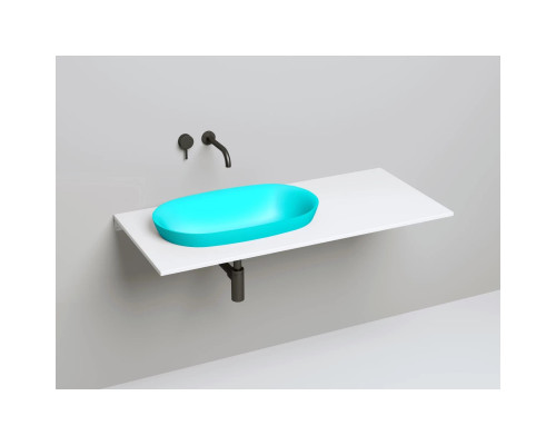 Раковина Salini S-Sense Marea 01 1802101GF 64,5x38,7 см, встраиваемая сверху, покраска по RAL глянец полностью