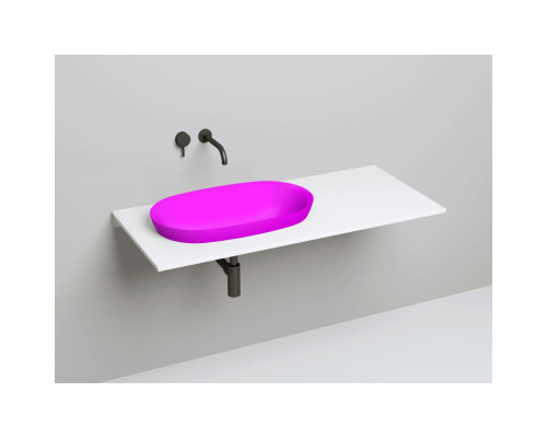 Раковина Salini S-Sense Marea 01 1802101GF 64,5x38,7 см, встраиваемая сверху, покраска по RAL глянец полностью