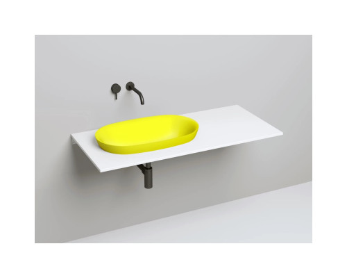 Раковина Salini S-Sense Marea 01 1802101GF 64,5x38,7 см, встраиваемая сверху, покраска по RAL глянец полностью