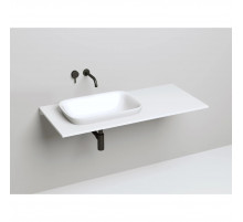 Раковина Salini S-Sense Marea 02 1802102G 59,8x39,8 см, встраиваемая сверху, белый глянец