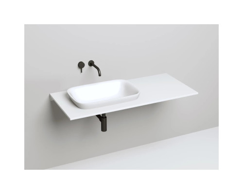 Раковина Salini S-Sense Marea 02 1802102G 59,8x39,8 см, встраиваемая сверху, белый глянец